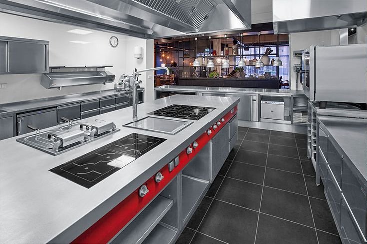 Ligne de cuisson professionnelle